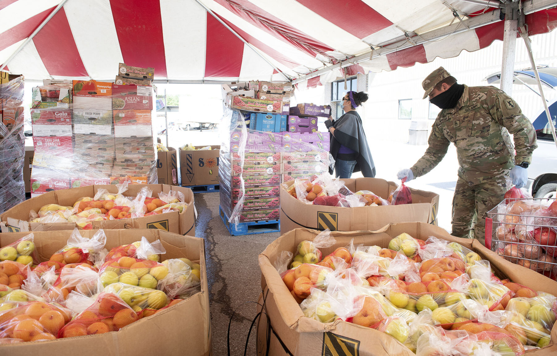 Center for People in Need food distribution